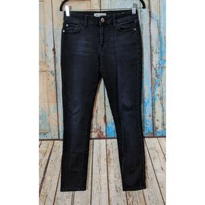 DL1961 Womens Size 26 Blue Mid Rise Margaux Instasculpt Ankle Skinny Denim Jeans